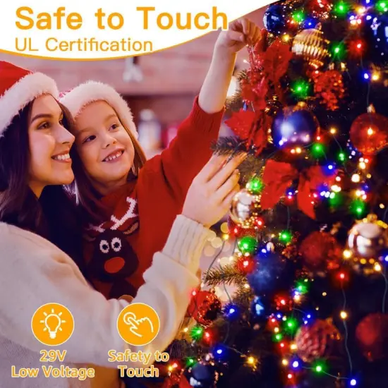 String Lights for House Yard Outside Indoor Xmas Decorations Multicolor {2}