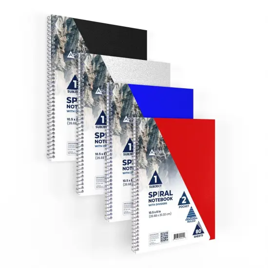 Spiral Notebook 1-Subject 9x11" -80 Sheets &ndash; 36 Units {3}