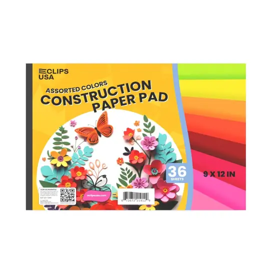 Construction Paper Pad 9x12 in &ndash; 36 Sheets &ndash; 48 Pads {2}