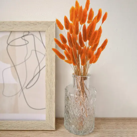 120 Pcs 17&rsquo;&rsquo; Natural Bunny Tails Dried Flowers {2}