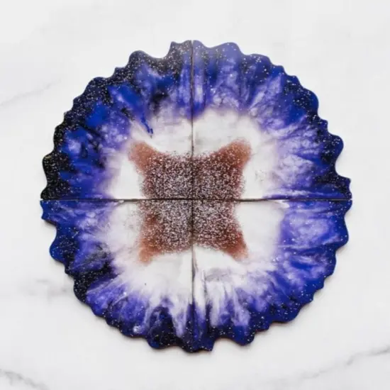 Agate Resin Coasters Kit {1}
