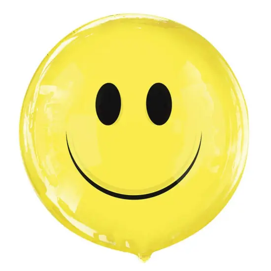 Smile Face Gelliball 18 Inch Plastic Balloon {3}