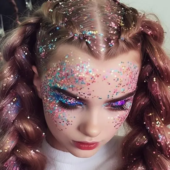 Sliver Sparkles Holographic Chunky Glitter {4}