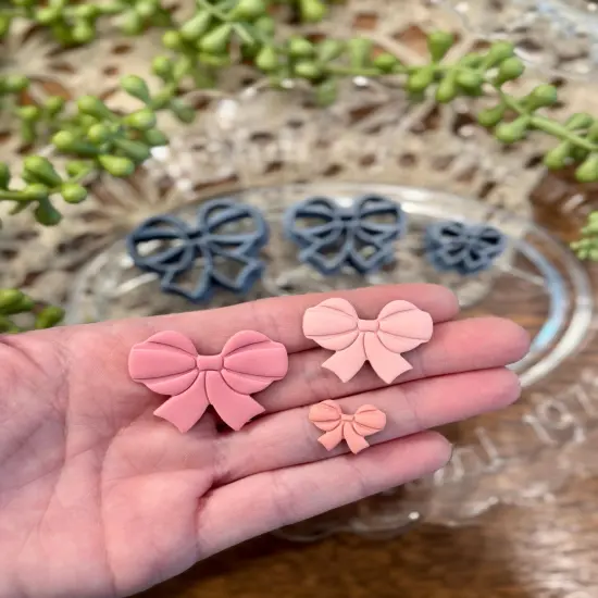 TWISTED BOUTIQUE BOW | COQUETTE | CLAY CUTTERS {3}