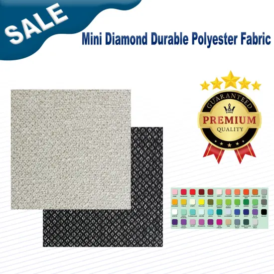Mini Diamond Durable Polyester Fabric Sandy {2}