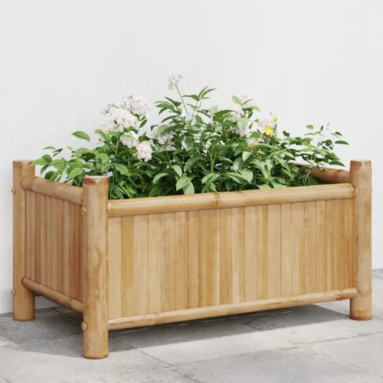 vidaXL Planter 19.7x11.8x9.8 Bamboo {1}