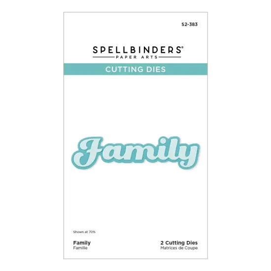 Spellbinders Etched Dies From Storytelling-Family {1}