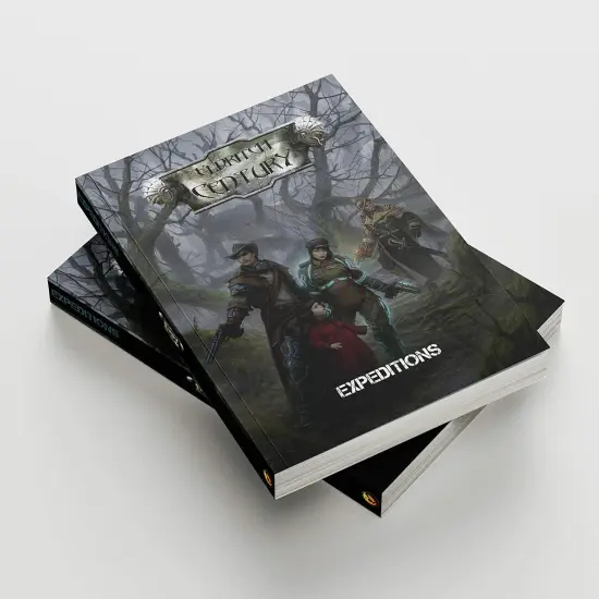 Eldritch Century: Expeditions & Almanac Premium Slipcase - 2 Hardcover RPG Books, Draco Studios {5}