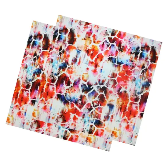 Wild Giraffe Printed Stretch Spandex Fabric {4}