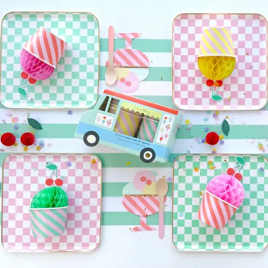 HARRY POTTER X BONJOUR F&Ecirc;TE HONEYDUKES LARGE CHECKER PLATES {3}