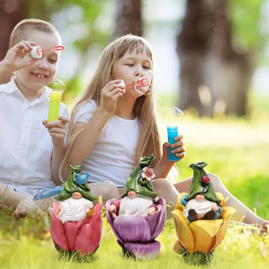 Gnomes Decorations for Home Spring and Summer Decorations Indoor Gnome Statuette {5}