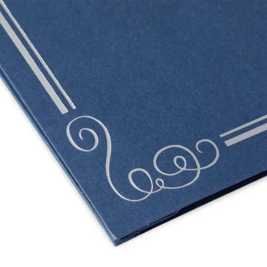 72 Piece Navy Blue Certificate Holders Kit - Includes 24-Pack Covers, Letter-Size Certificate Paper, Gold Foil Seals for Graduation, Student Awards, Employee Recognition {7}