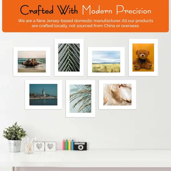 iFrame Pre-Cut White Backing Boards for Pictures, Prints, Frames, Arts | Acid Free White Craft Cardboard Sheets | Backing Boards Only (Pack of 50) {10}