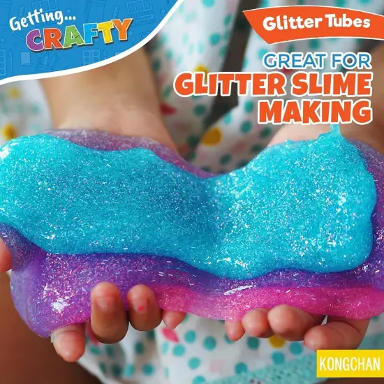 10-Pack Glitter Shaker Jars with 10 Vivid Colors | Fine Glitter for Slime, Nail Art & Resin Crafts | Sparkle Dust for DIY Tumblers, Makeup & Kids Art Projects | Leak-Proof Rainbow Craft Glitter Set {4}