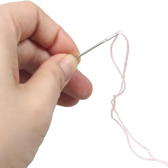 Large Eye Sewing Needles, Sewing Needles, Stainless Steel Embroidery Thread Needle, Handmade Yarn Knitting Needles Leather Needle (15 Pieces) {3}