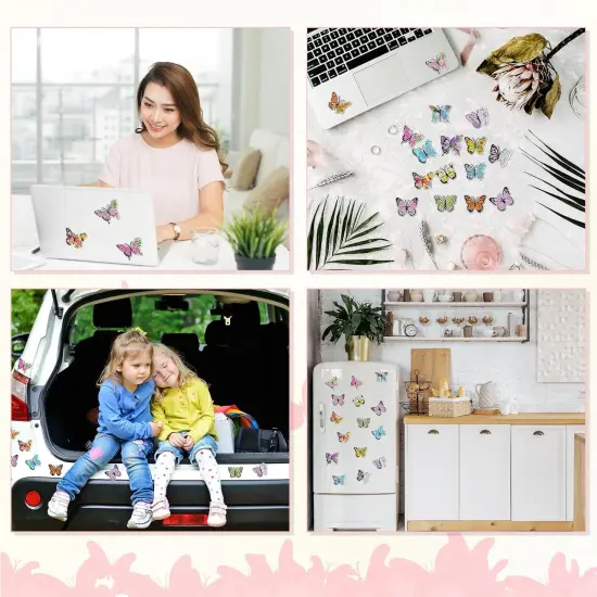 16 Pcs Butterfly Diamond Art Magnets Kits for Refrigerator Butterfly Diamond Painting Magnets DIY for Adults Kids Crafts Home Fridge Decor {2}