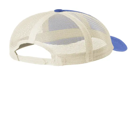 Port Authority&reg; Beach Wash Mesh Back Cap Blue Moon/ Stone {2}