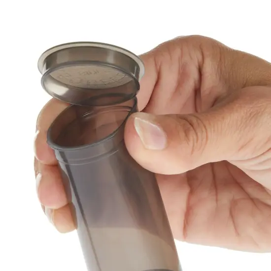 50 Pack Empty Pill Bottles with Caps - 13 Dram Medicine Containers, Prescription Vials with Lids (Black) {5}