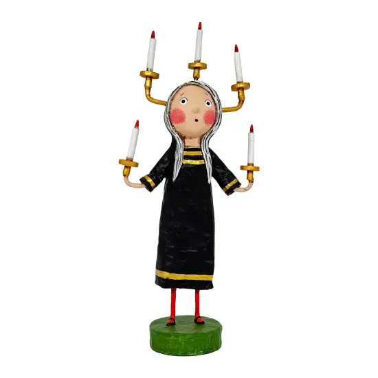 Lori Mitchell Halloween Candle Maker Figurine {1}