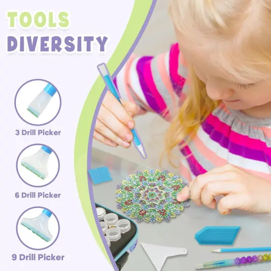 Diamond Painting Storage Containers 60 Slots Diamond Painting Accessories and Tools Diamond Art Storage Bead Storage Containers Diamond Painting Case and Storage Box {2}