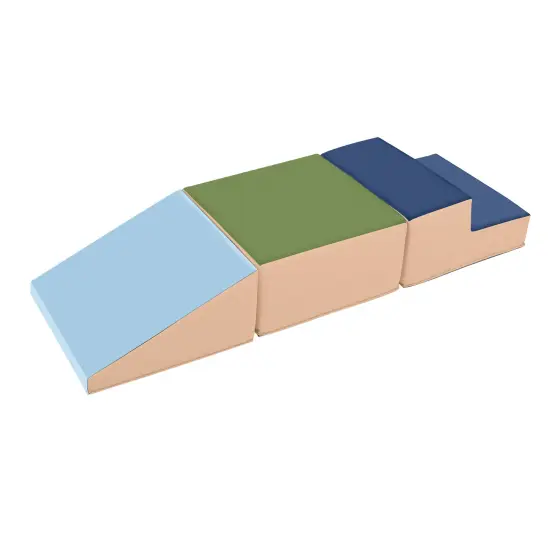 Junior Little Me Climb Crawl and Slide, Beginner Playset, 3-Piece Earthtone {1}