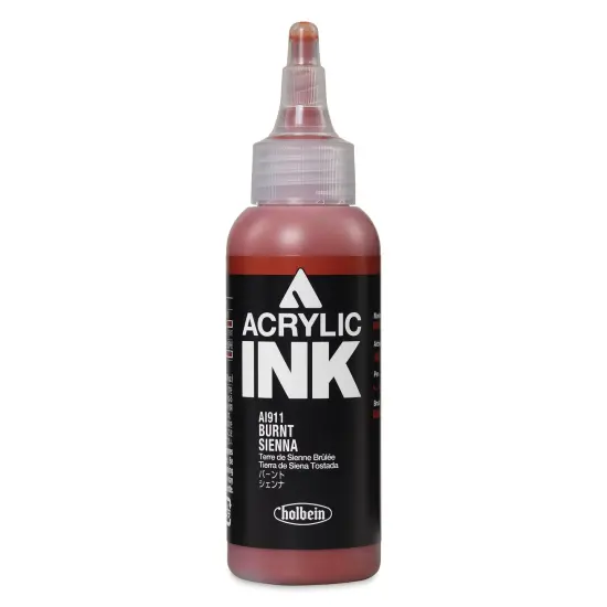 Holbein Acrylic Ink - Burn Sienna, 100 ml {1}