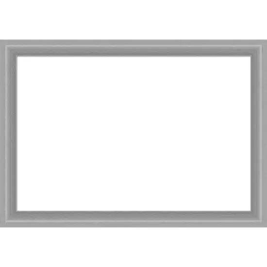 Peak Polished Nickel Narrow Framed Dry Erase Magnetic Board {1}