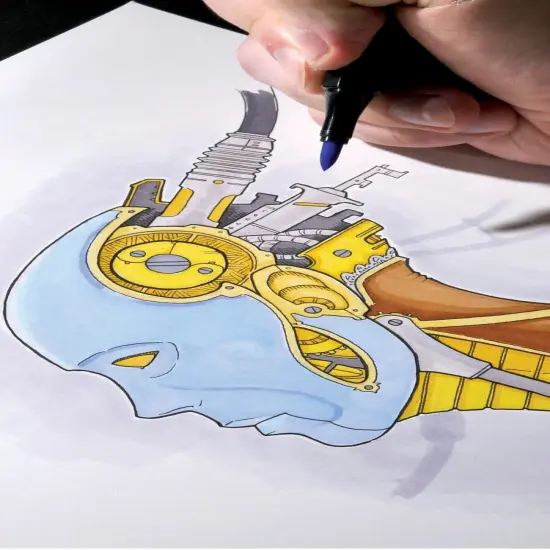 Spectra AD&reg; Marker Sets, 6 Colors Red {3}