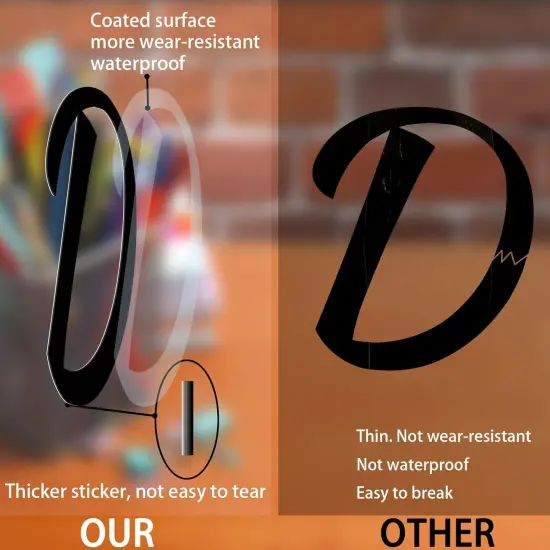 710 Pcs 10 Sheets Letter Stickers {3}