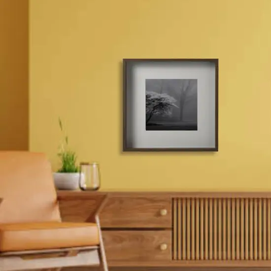 Walnut Effect Deep Frame 19&frac34;" x 19&frac34;" with Safe Plastic Front Protection {5}