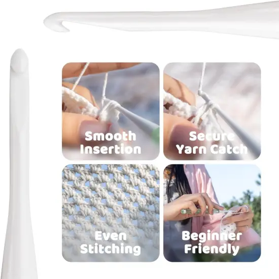 8 Pcs Crochet Hooks Set {2}