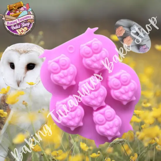Mini Owl Mold Silicone Mold {2}
