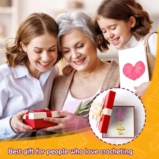 2PCS Gold Adjustable Yarn Tension Ring {5}