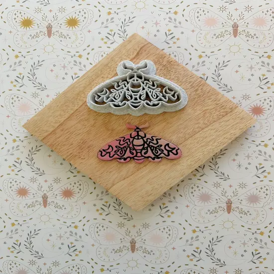 Midnight Moth Clay Cutter {1}