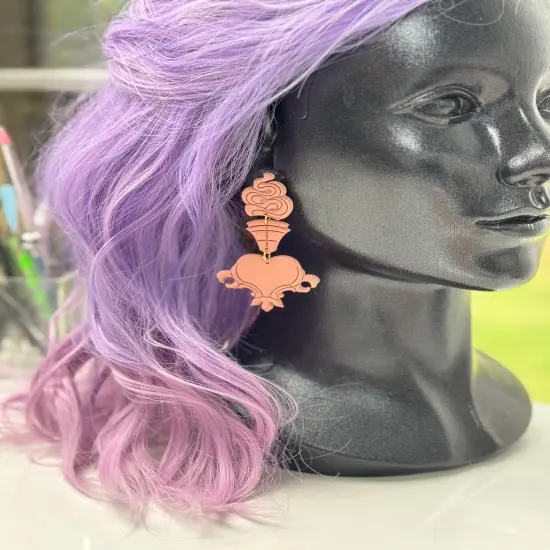 Sacred Heart Filagree | Tattoo | Clay Cutter Set {2}