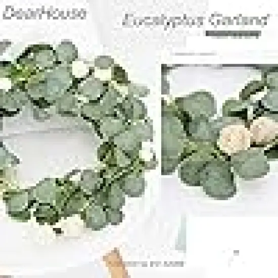 Garland Greenery Wedding Backdrop Arch Table Decor {2}