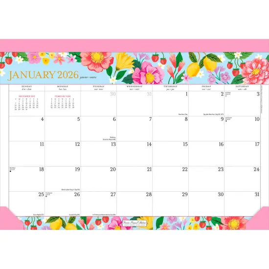 Bonnie Marcus OFFICIAL | 2026 15.5 x 11 Inch Monthly Desk Pad Calendar {1}