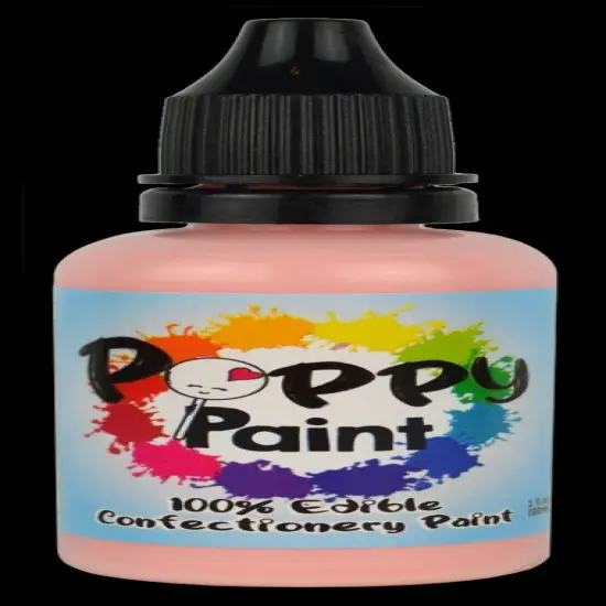 Poppy Paint Peach Edible Food Color for Cake Decorating Chocolate and Cookies {1}