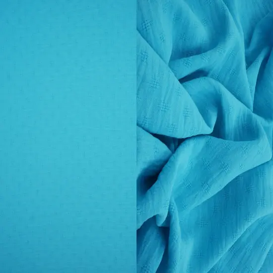 1 Yard Cey Airflow Woven Jacquard Fabric Lightweight 100% Polyester 59/60 Inches Wide NAVY {2}