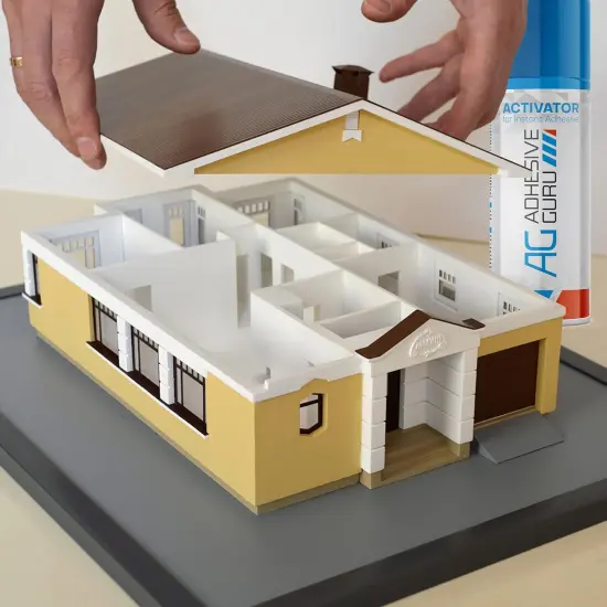 Adhesive Guru AG220A CA Glue Activator Spray 6.75 fl oz &ndash; Fast Cure Accelerator for Wood, Crafts & DIY Repairs {6}