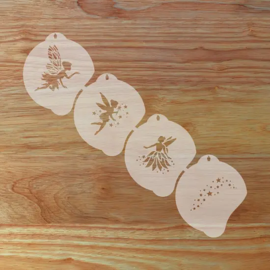 Fairy Face Painting Stencil Set | Perfect for Face Painting, Temporary Tattoos, Birthday Party | Designer Stencils | {1}