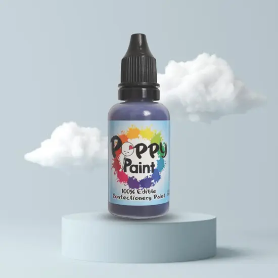 Poppy Paint Purple Edible Paint for Cakes Cookies and Chocolate Decorating {5}