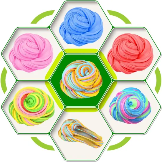 36 Pack Mini Butter Slime Kit with Fruits Charms (36 Colors) {3}