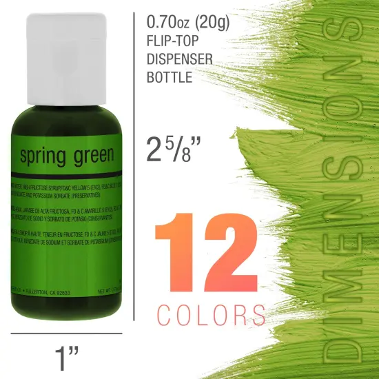 Chefmaster 12-Color 19ml Airbrush Cake Color Kit {2}