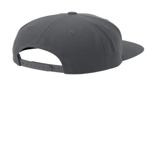 Sport-Tek&reg; YP Classics Flat Bill Snapback Cap Graphite {2}