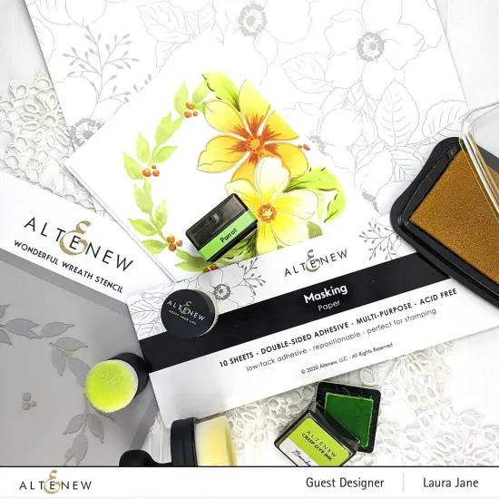 Dreamy Masking Paper and Double-Sided Adhesive Sheets Bundle {6}