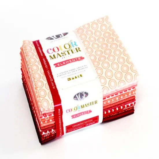 Cranberry Elements Fat Quarter Bundle by AGF Studio for Art Gallery (CB-EFQ402) {1}