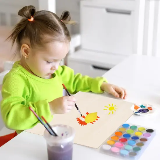 12 Pack Basswood Sheets 12x8 x 1/13 Inch Thin Plywood Balsa Wood Sheets Unfinished Wood Boards Balsa Wood Sheets for Crafts Laser Cutting Wood Burning and Drawing (12 x 8 inch) {2}