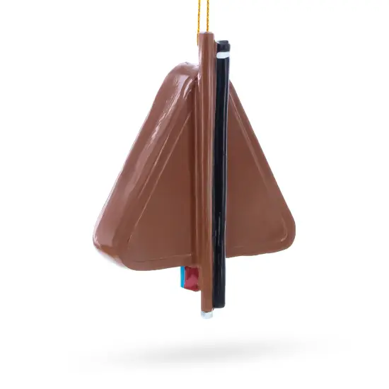 Billiards Pool Table Rack with Balls Resin Christmas Ornament {4}