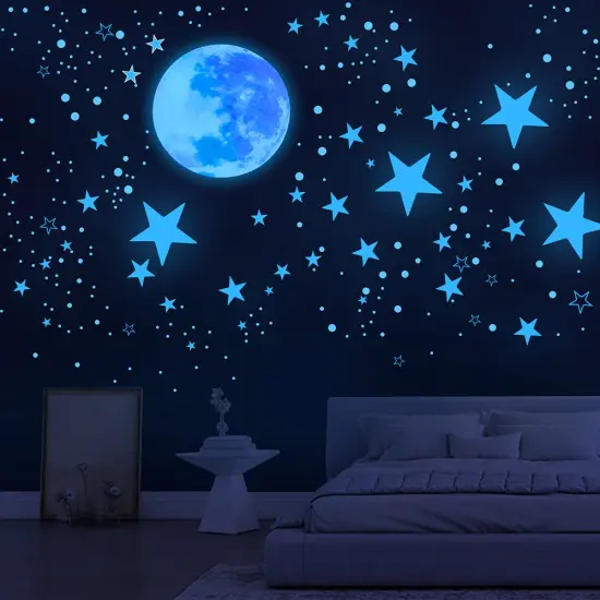 Glow in The Dark Stars for Ceiling,Star Decorations for Bedroom,Kids Boys Girls Room Decor,Cool Things for Your Room,Wall Stickers for Bedroom,Play Room,Living Room,Wall Decorations,Baby Room Decor {1}